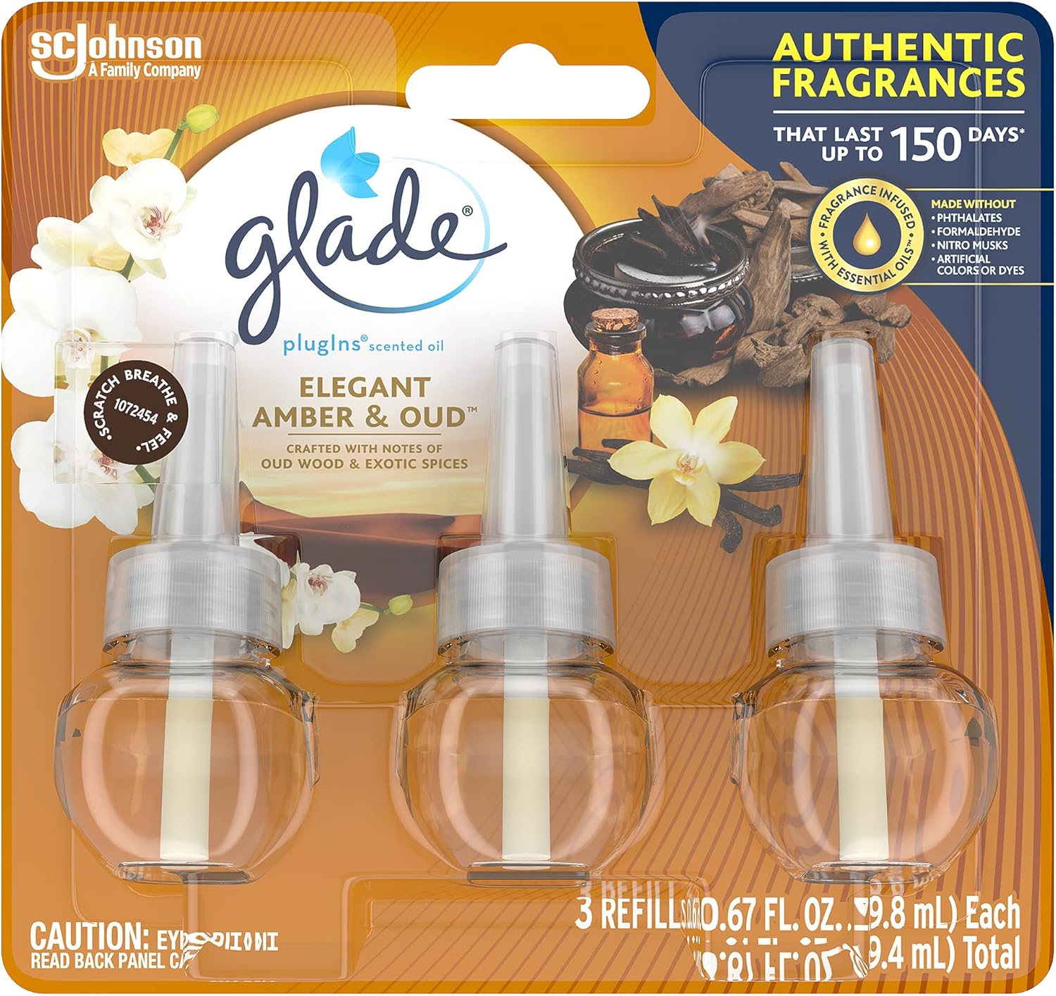 Glade Elektrisches Duftöl Nachfüllpack Für Lufterfrischer Für Zuhause